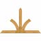 Ekena Millwork Richland Rough Sawn Timber Gable Bracket, Western Red Cedar, 84"W x 53"H x 4"D x 6"F, 15/12 Pitch GBW084X53X0406RIC00RWR - alternate 1